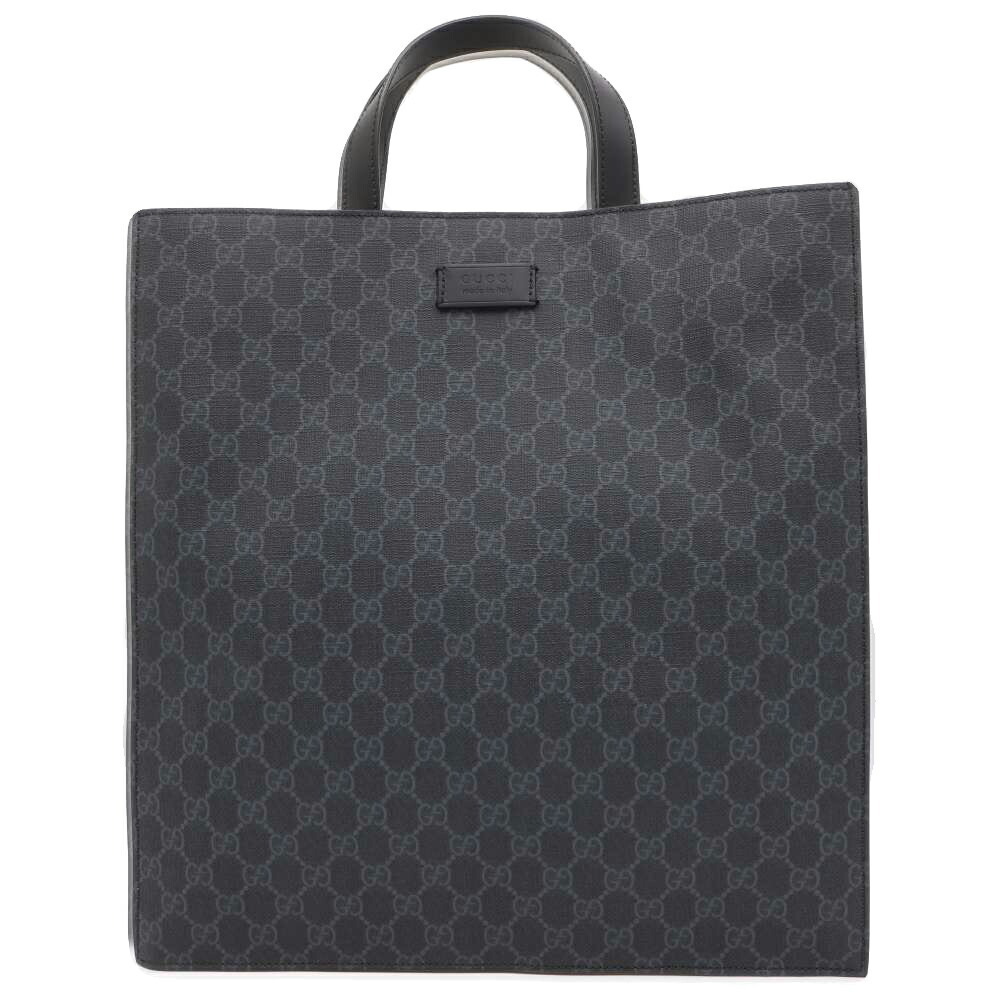 Gucci Tote Bag Soft GG Supreme Shoulder Black